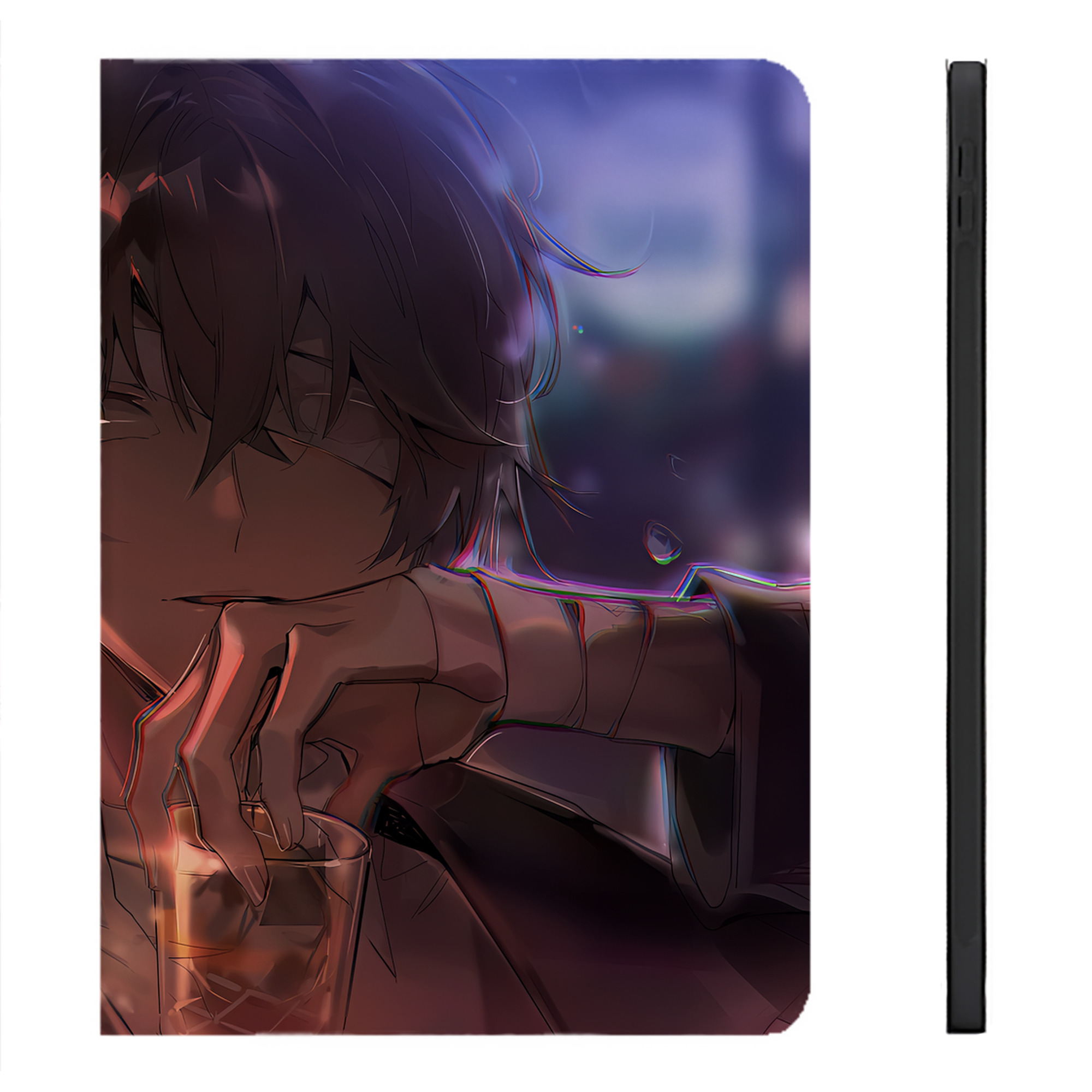 （画像用） 文豪ストレイドッグス Bungo Stray Dogs IPadケース ペンホルダー付き ブックスタイルデザイン
